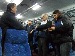 Ricardo Vago visita a un taller de la empresa Ferrobaires