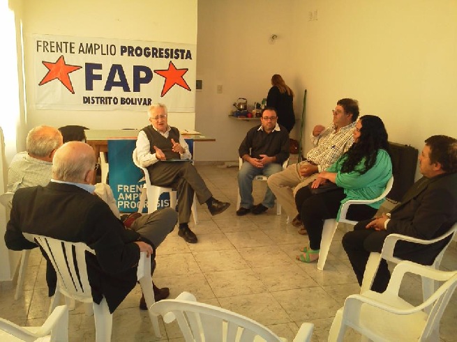El diputado Ricardo Vago estuvo en Bolívar e invitó a sumarse a este espacio progresista